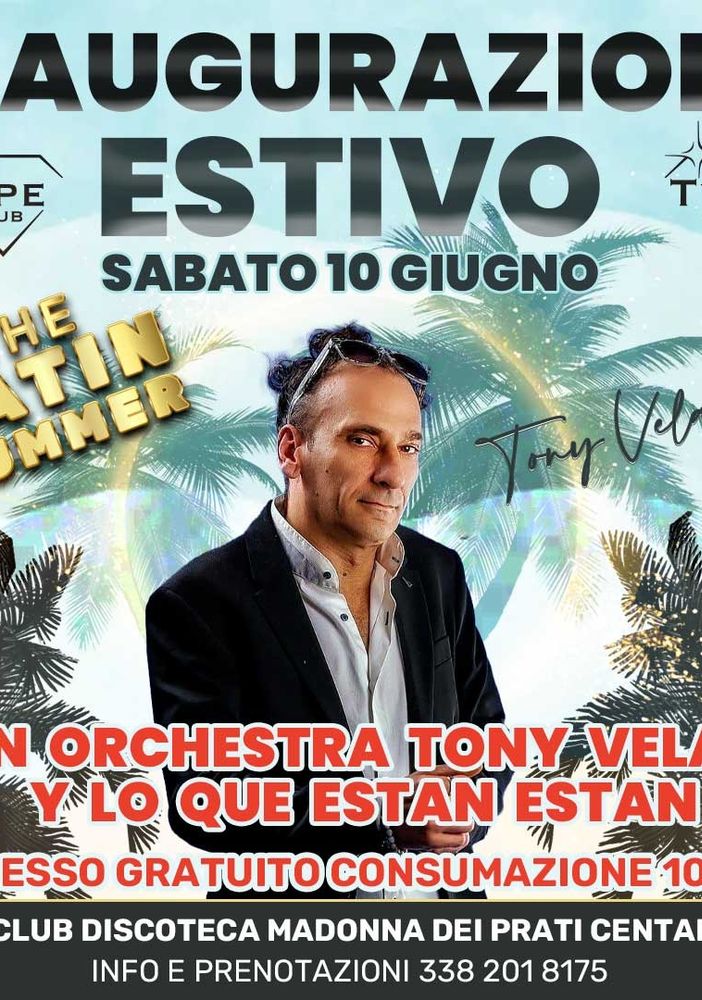 Inaugurazione estiva! A Cuneo il concerto live di Tony Velardi