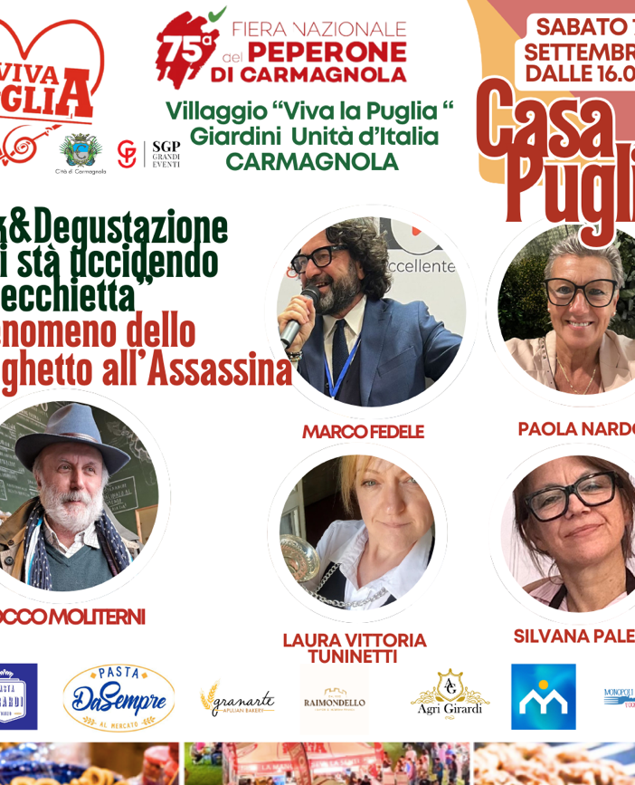 Chi sta uccidendo l’orecchietta? Il fenomeno dello Spaghetto all’assassina barese a Carmagnola!
