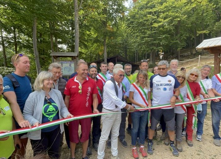A Roburent inaugurata la 'via dei Cannoni', un percorso tra storia e natura [VIDEO]