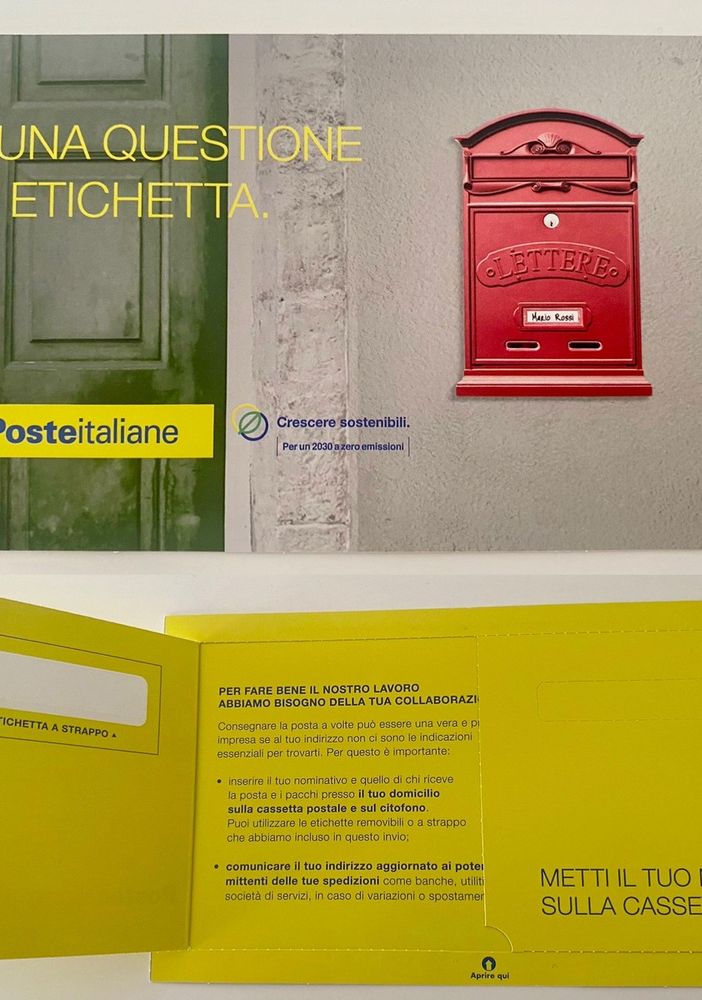 Poste Italiane, arriva anche a Torino e provincia l'iniziativa &quot;Etichetta la cassetta&quot;