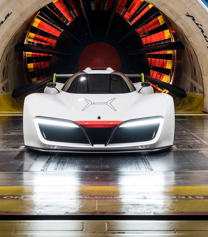 galleria del vento con bolide