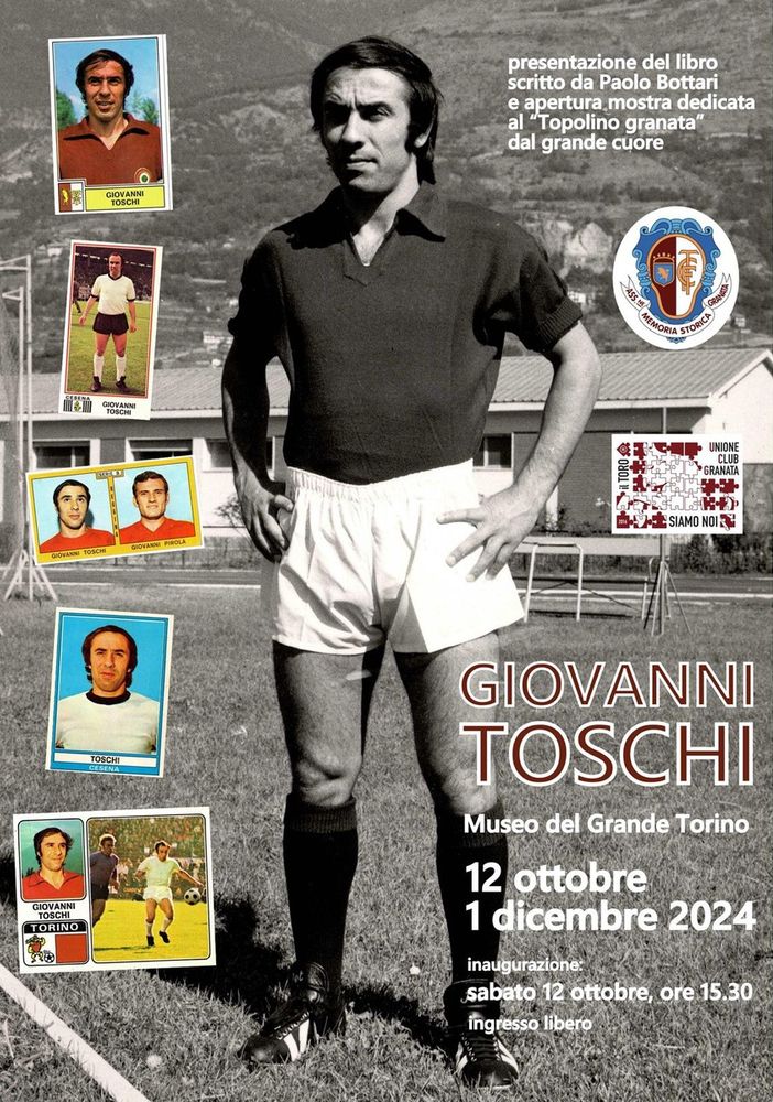 Al Museo del Grande Torino di Grugliasco arriva la mostra dedicata a Giovanni Toschi