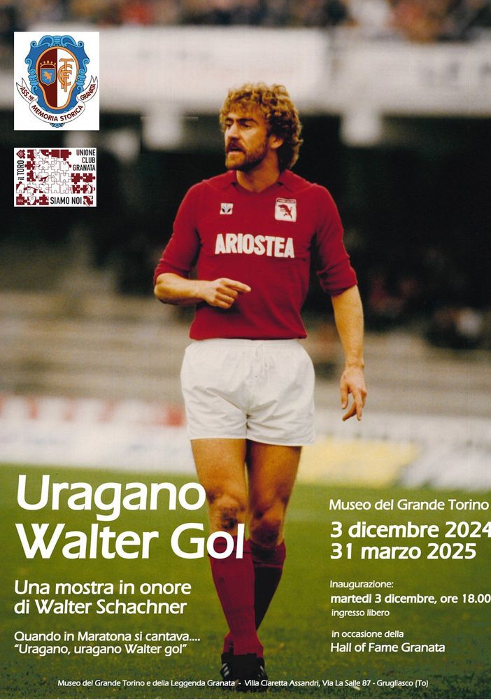Al Museo del Grande Torino a Grugliasco tutto pronto per la mostra su Walter Schachner