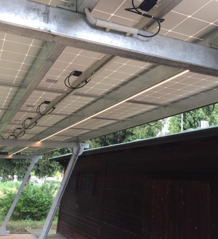 Grugliasco, attivo il nuovo impianto fotovoltaico nella ciclofficina di Parco Porporati