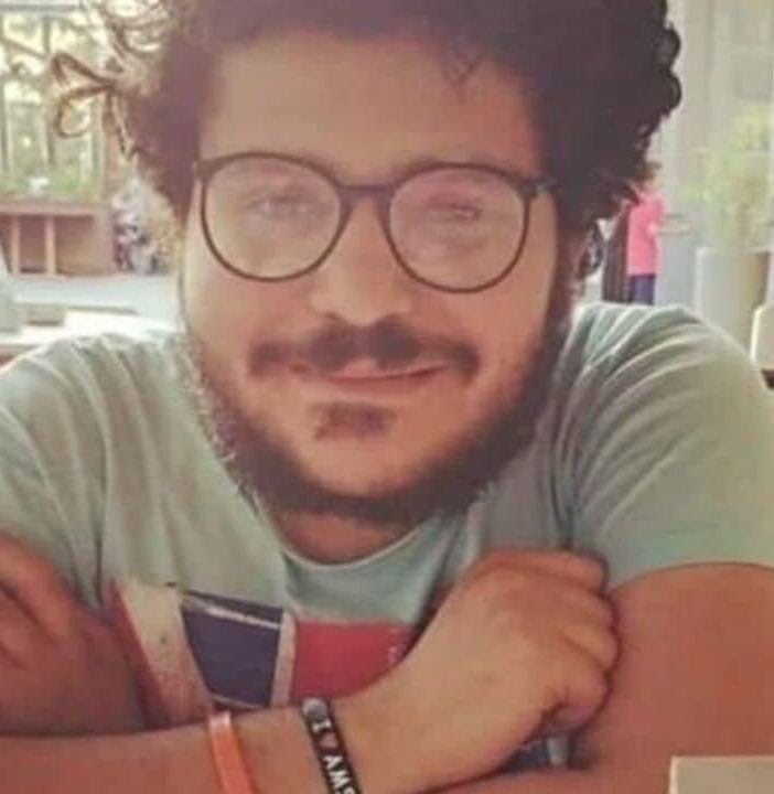 Primo piano di Patrick Zaki