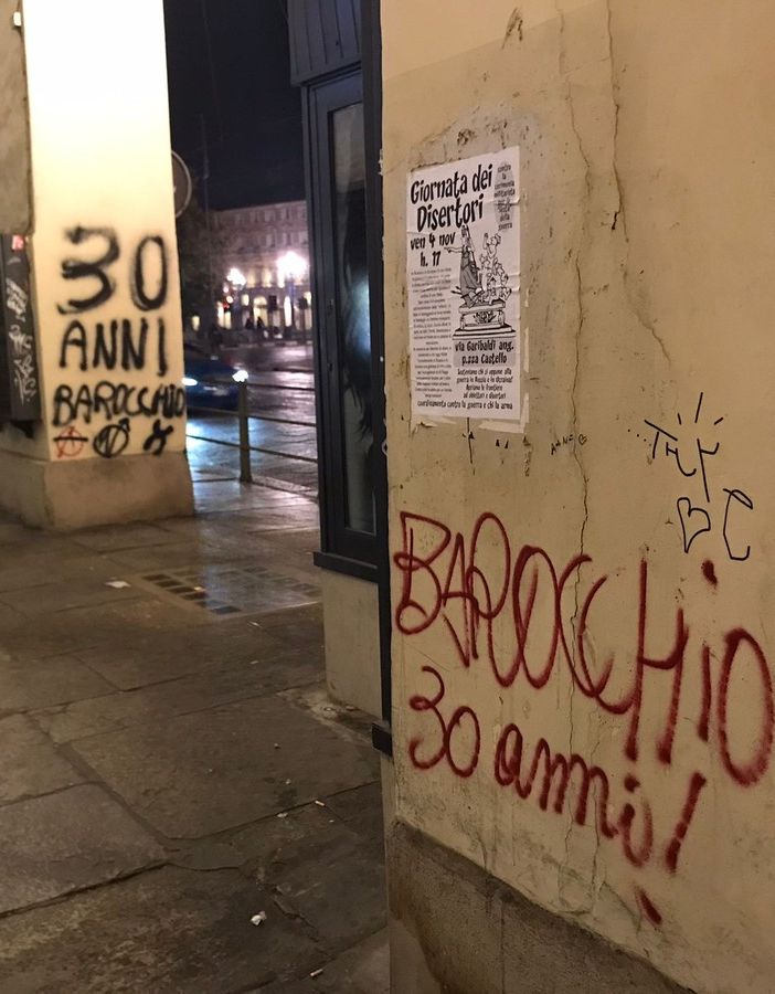 scritte muri centro di torino
