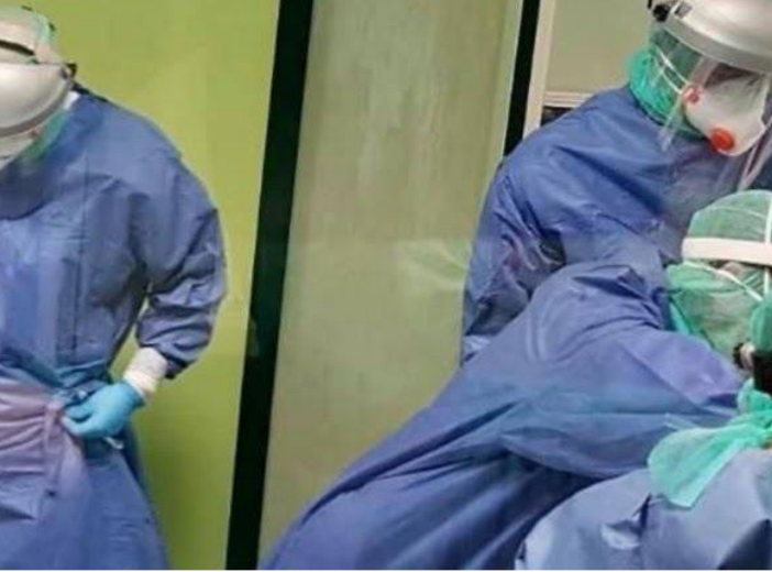 Infermieri e sanitari in azione