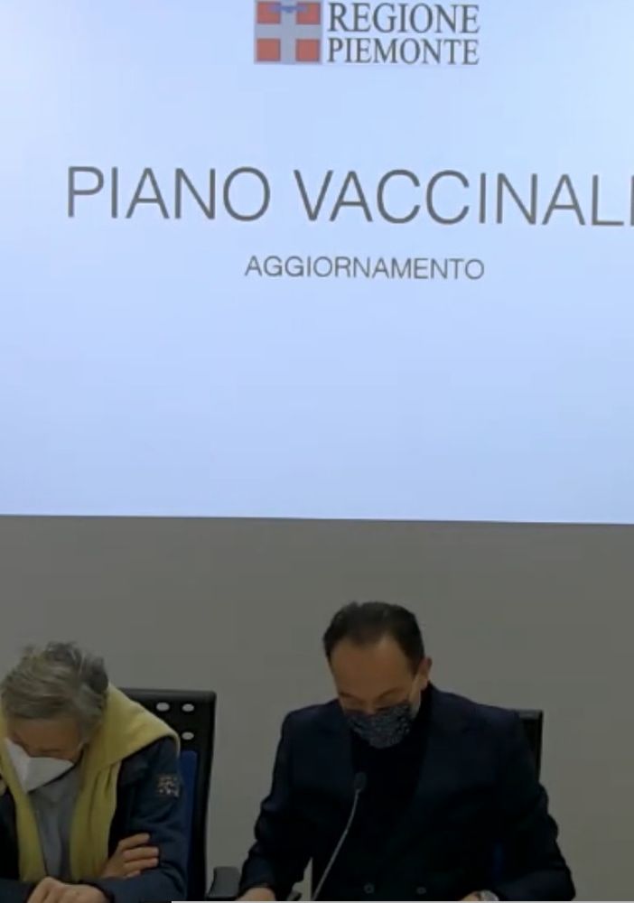 Alberto Cirio in conferenza stampa