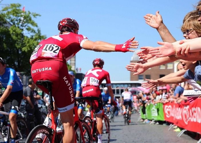 Ciclisti al Giro d'Italia 2018
