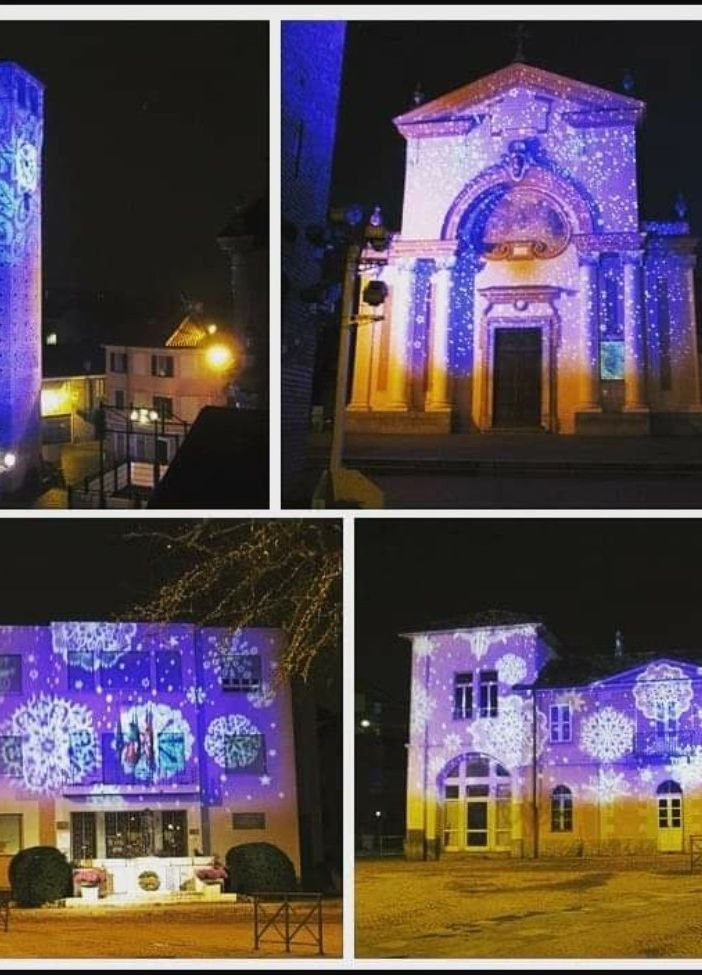 Anche Grugliasco si prepara al Natale: luci, installazioni e alberi decorati fino all'8 gennaio