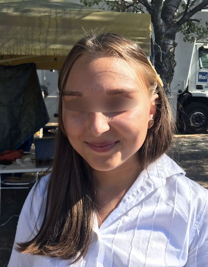 Martina, studentessa in ospedale