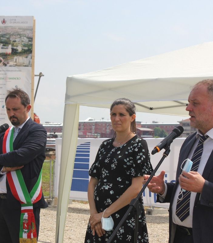 Il sindaco Montà, la sindaca Appendino e il rettore Geuna
