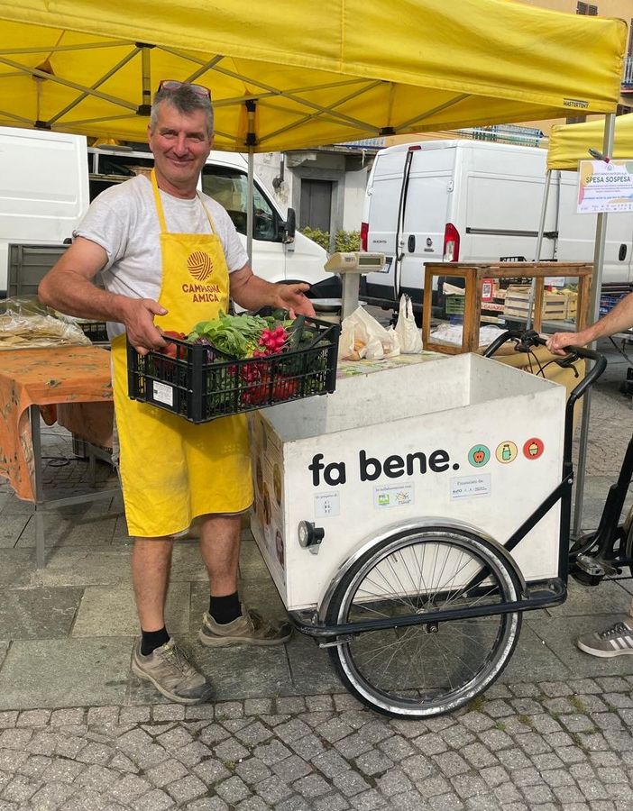 Grugliasco, parte il servizio di spesa sospesa al mercato di piazza Matteotti