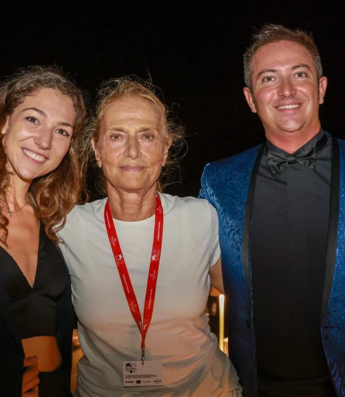 La produttrice Francesca Verdini, la regista Anselma Dell'Olio e Luca Baravalle