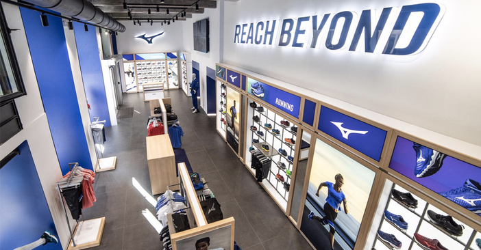Mizuno apre il primo flagship store d’Europa a Torino