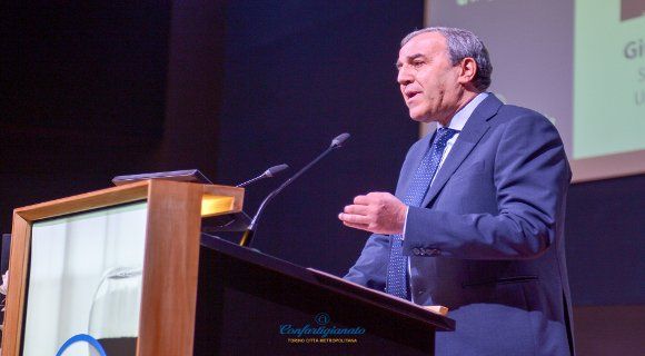 Dino De Santis, presidente di Confartigianato Torino