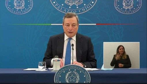 Il premier Mario Draghi Il premier Mario Draghi