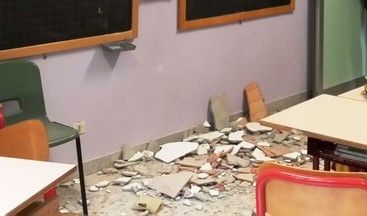 crollo di calcinacci in un istituto - foto di repertorio crollo di calcinacci in un istituto - foto di repertorio