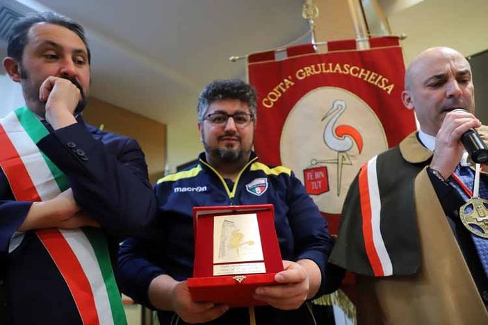 Nella foto, un momento della premiazione 2019