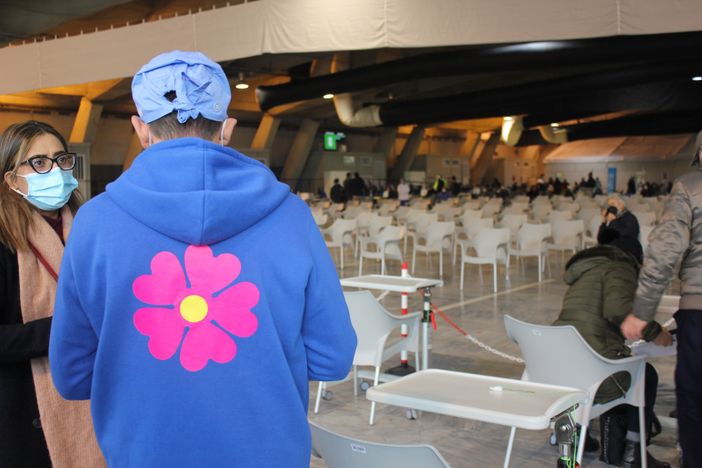 hub vaccinale del Valentino