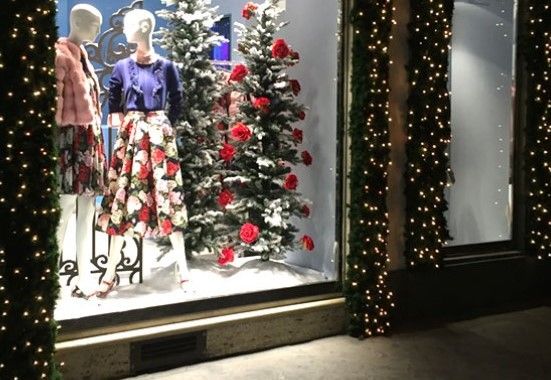 vetrina natalizia