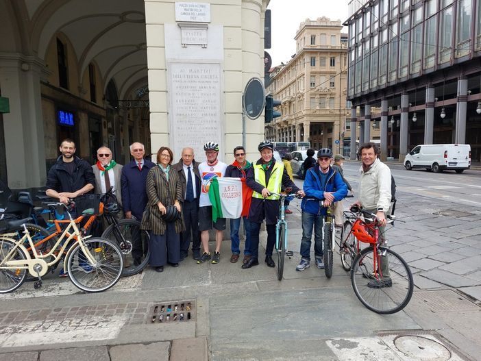 partenza viaggio ciclista della memoria partenza viaggio ciclista della memoria