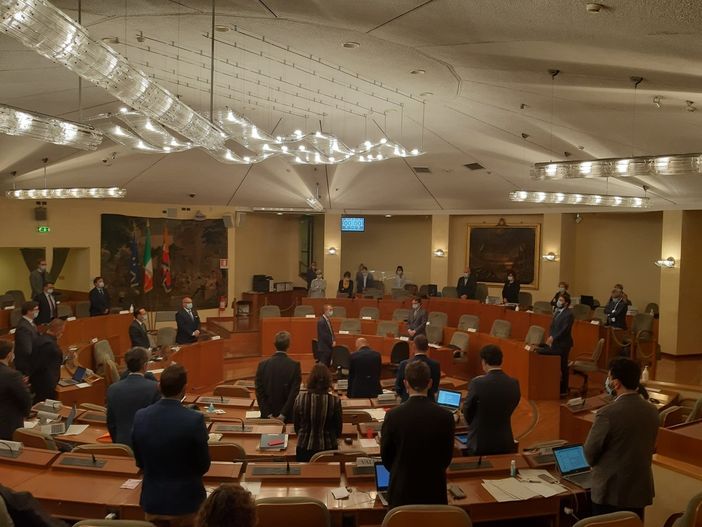 In Consiglio regionale un minuto di silenzio per l'alluvione