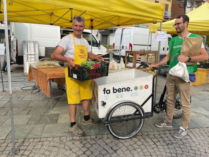 Grugliasco, parte il servizio di spesa sospesa al mercato di piazza Matteotti