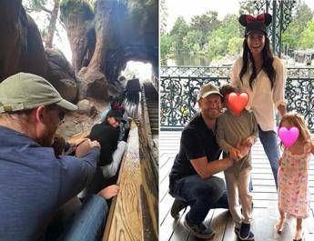 Meghan, Harry e le foto con i figli a Disneyland: è polemica