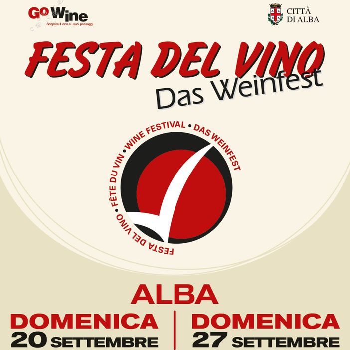 Tutto pronto per la prima domenica della "Festa del Vino"
