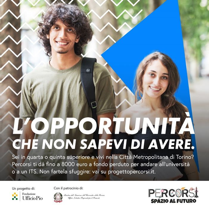 Progetto percorsi in tour, fino a 8000 euro a fondo perduto per le spese di studio, dalle superiori all’università Progetto percorsi in tour, fino a 8000 euro a fondo perduto per le spese di studio, dalle superiori all’università