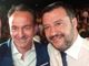 Il presidente Alberto Cirio con Matteo Salvini