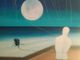 La Luna Bianca e lo sciame delle Leonidi, viste dal pittore piemontese Franco Gotta