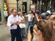 faccia a faccia lo russo-manifestanti