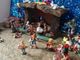 Presepe di casa con casetta, angeli pastori e pecorelle