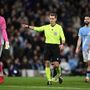 Manchester City-Real Madrid, braccio di Silva in area: espulsione e calcio di rigore