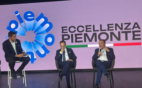 Il presidente della Regione Alberto Cirio con l’assessore Paolo Bongioanni