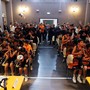 I giovani della Pallacanestro Grugliasco presenti in Consiglio comunale