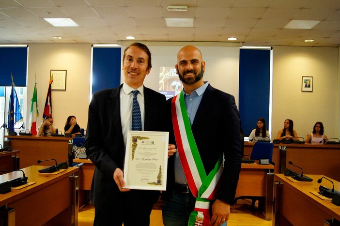 Collegno accoglie Christian Greco Collegno accoglie Christian Greco