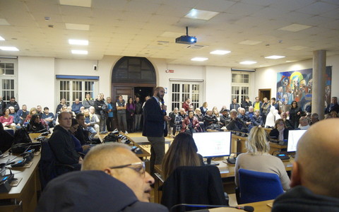 L'incontro nella sala consiliare