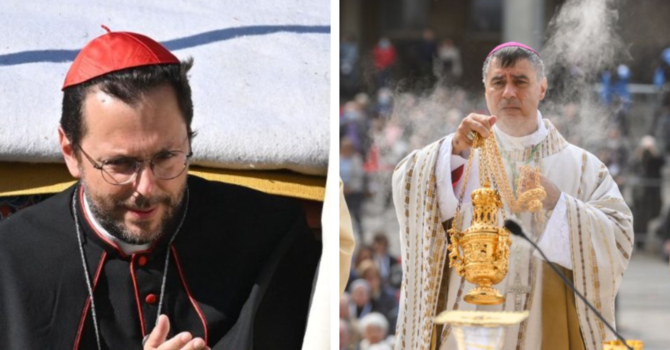 A sinistra Giorgio Marengo, a destra Roberto Repole