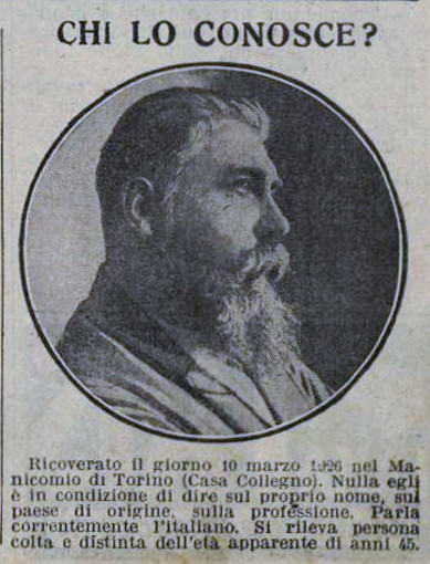 “Chi lo conosce? Chi si riconosce?”: a Collegno caccia ai sosia dello Smemorato “Chi lo conosce? Chi si riconosce?”: a Collegno caccia ai sosia dello Smemorato