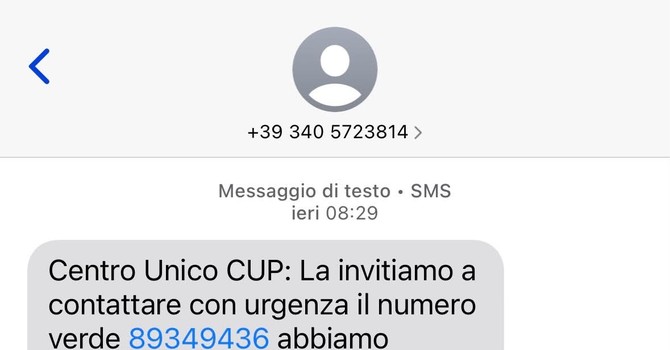 Un esempio di truffa