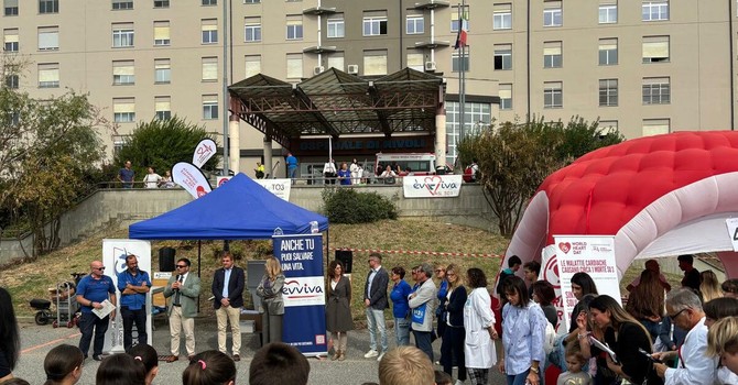 Giornata mondiale per il Cuore 2026: 2 mila studenti protagonisti a Rivoli Giornata mondiale per il Cuore 2026: 2 mila studenti protagonisti a Rivoli