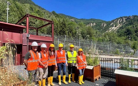 Chiara Appendino e i parlamentari 5 stelle a Chiomonte