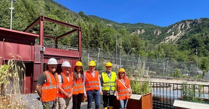 Chiara Appendino e i parlamentari 5 stelle a Chiomonte
