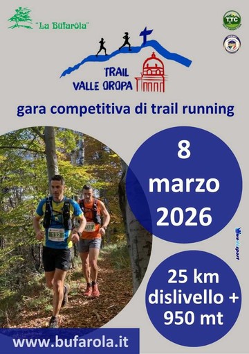 A Biella è partito il conto alla rovescia per la 1° edizione del Trail Valle Oropa