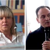 L'assessore Marina Chiarelli e il presidente Alberto Cirio