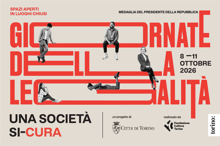 Giornate della Legalità - Spazi aperti in luoghi chiusi, la quarta edizione dall'8 all'11 ottobre
