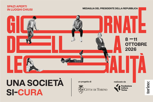 Giornate della Legalità - Spazi aperti in luoghi chiusi, la quarta edizione dall'8 all'11 ottobre